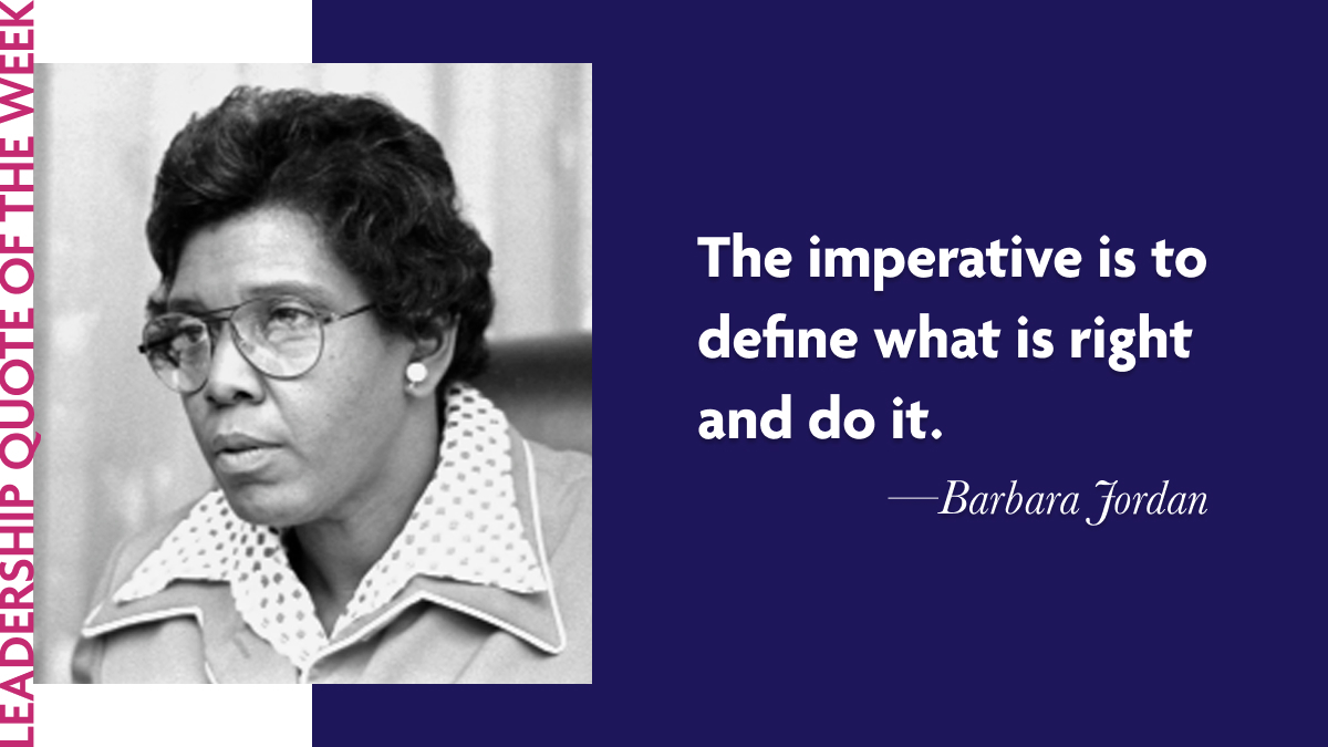 Pride Month Inspirational Leadership Quotes Barbara Jordan Laidlaw